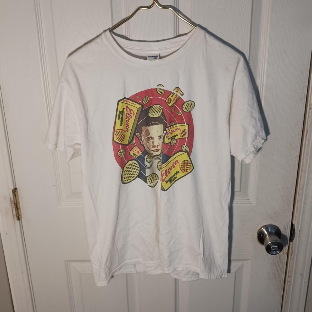 Stranger Things Eleven Waffles Graphic T-shirt